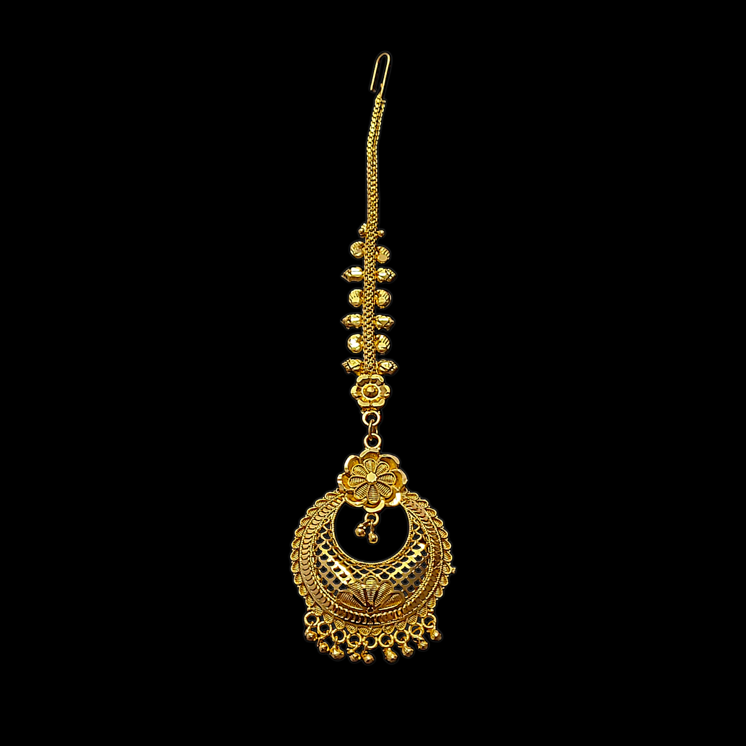 Bridal Tikli design - VII - My Golden Wish