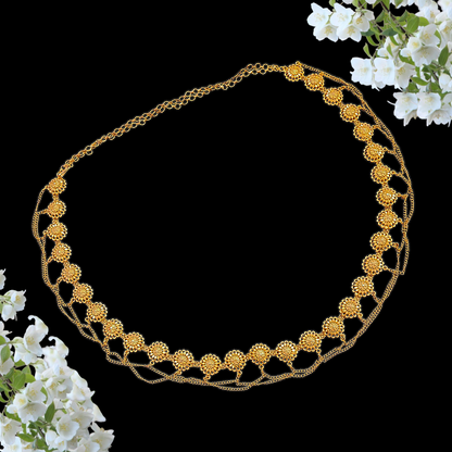 Flower Layered Chain Kamarbandh - My Golden Wish
