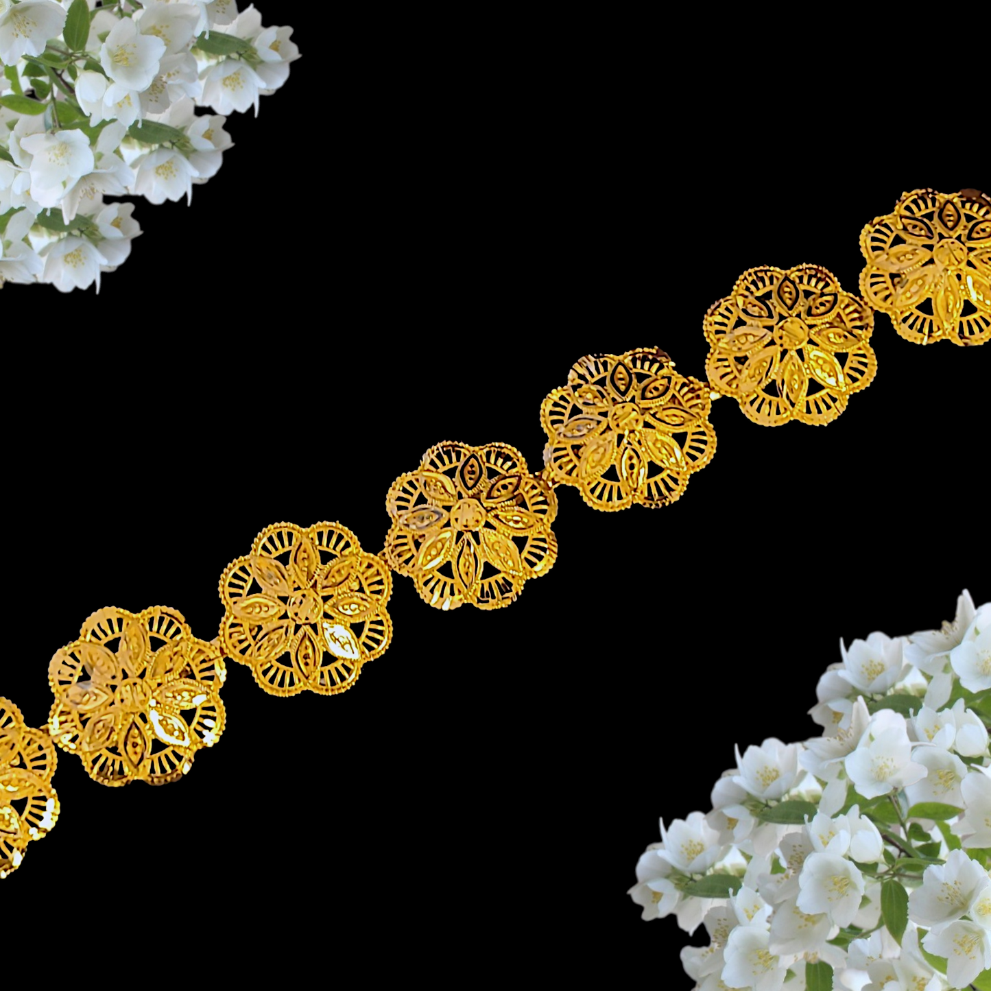 Flower Matha Patti Design - II
