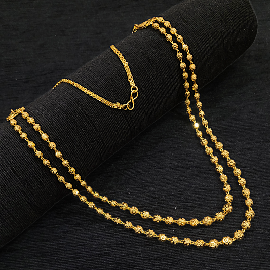 Double Layer Lahari Chain - My Golden Wish