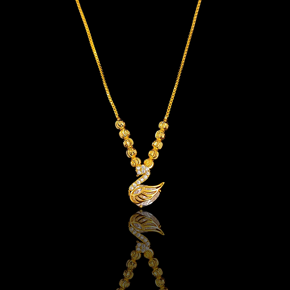 Diamond Swan Chain – My Golden Wish