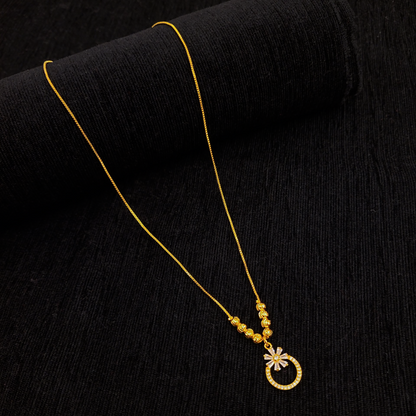 Ring Flower Pendent Chain