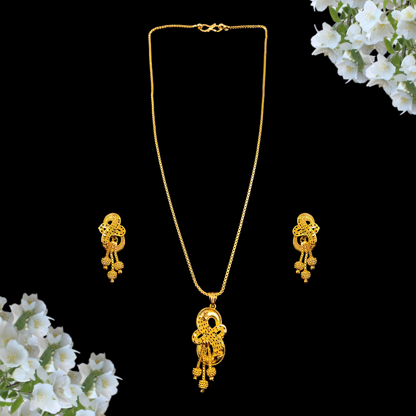 Designer Locket Chain Set - V