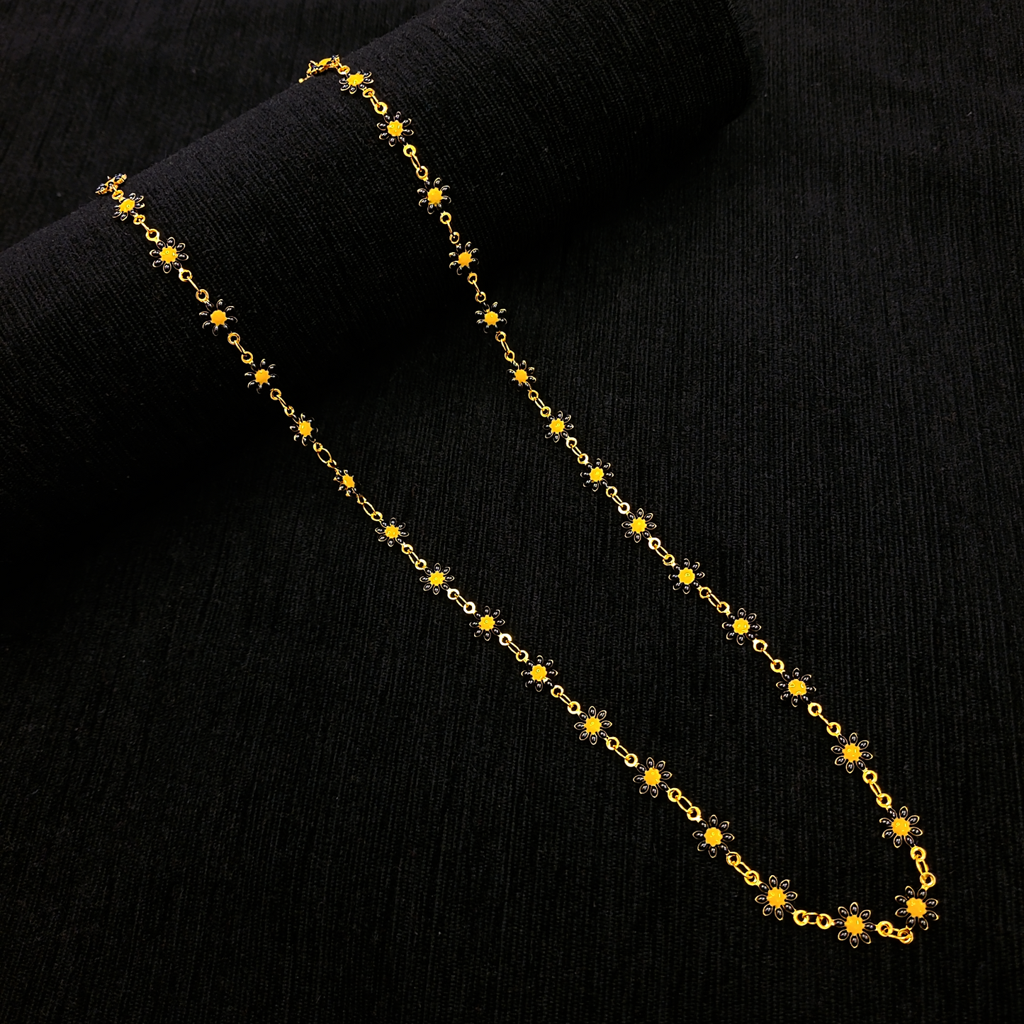 Minakari Flower Chain