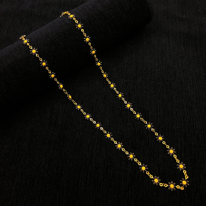 Minakari Flower Chain