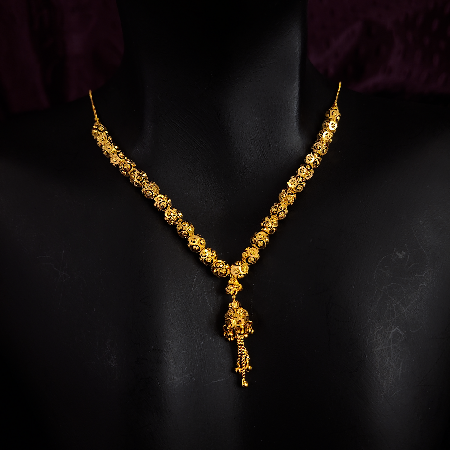 Multi ball Jhumka Chain