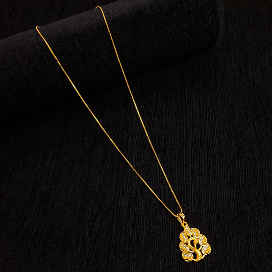 Peacock Feather Pendent Chain