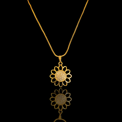 Sunflower Pendent Chain