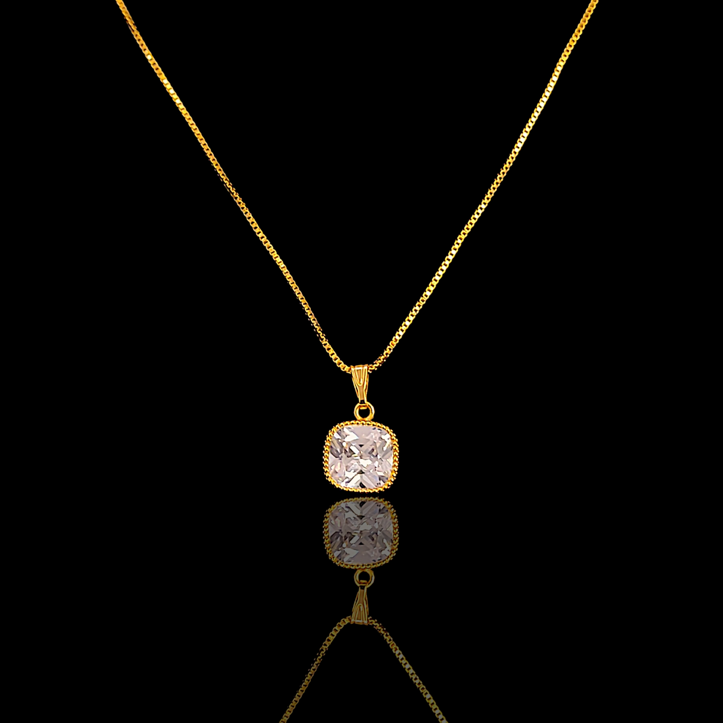 Single Stone Pendent Chain