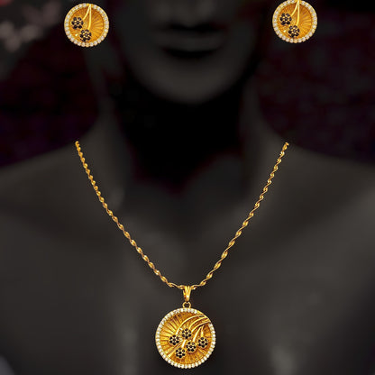 Flower Bowl Pendent Chain Set