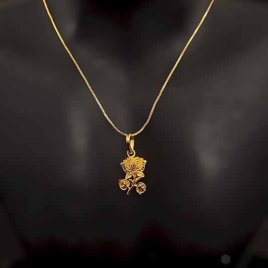 Golden Designer Pendent Chain - VII