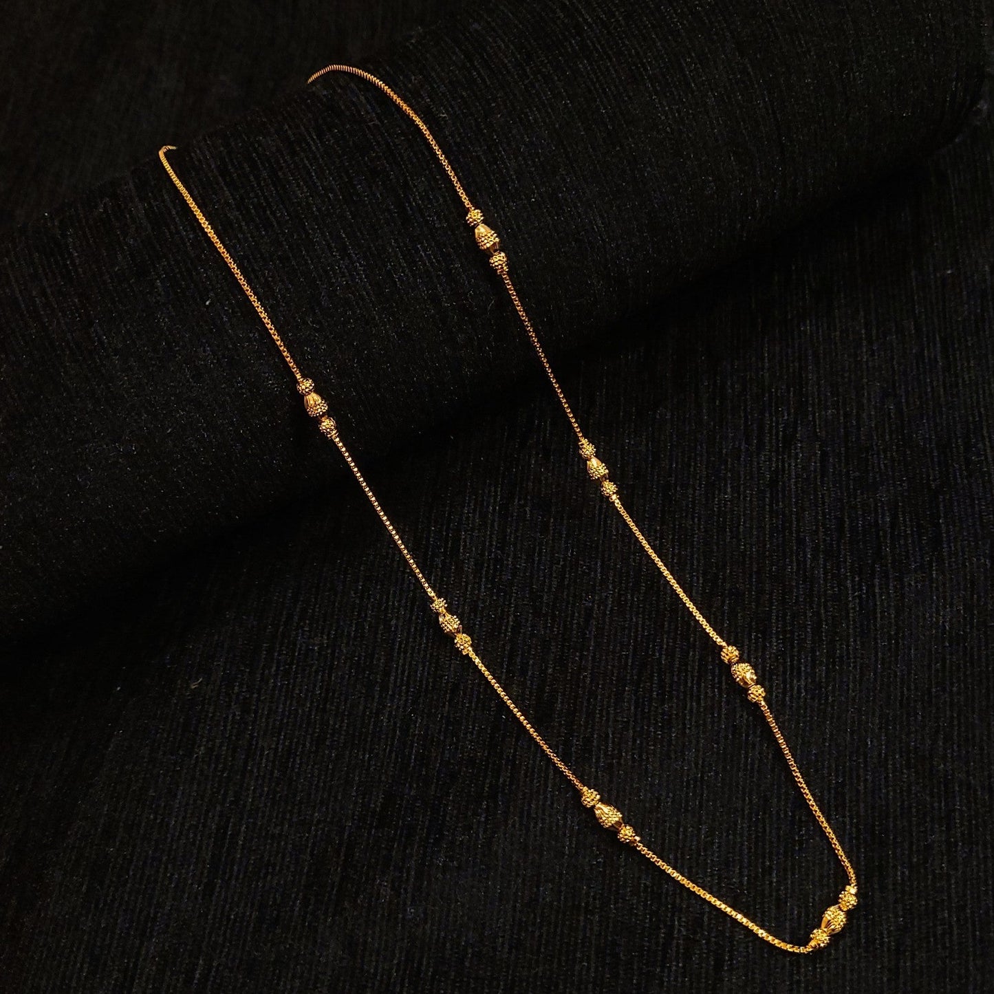Sleek Diamond ball Chain