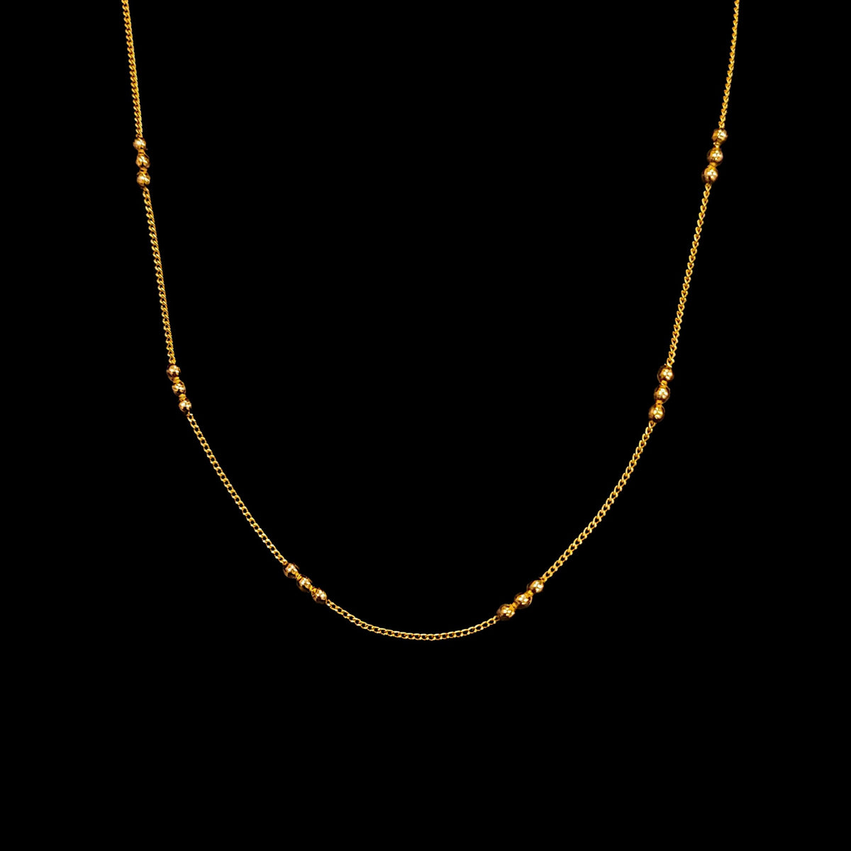 Triple Plain Ball Chain