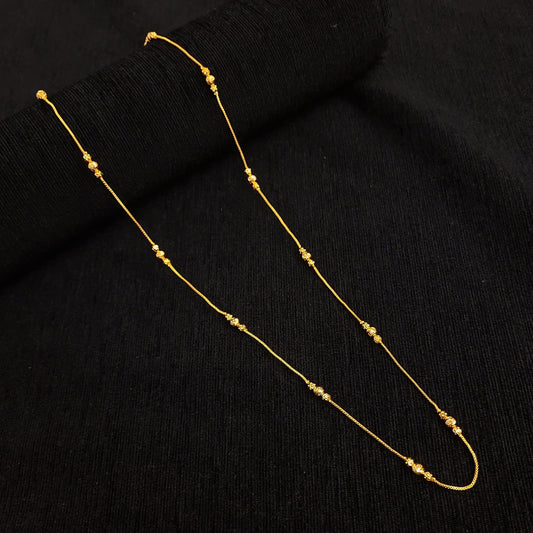 Sleek Triple Ball Plain Chain - II