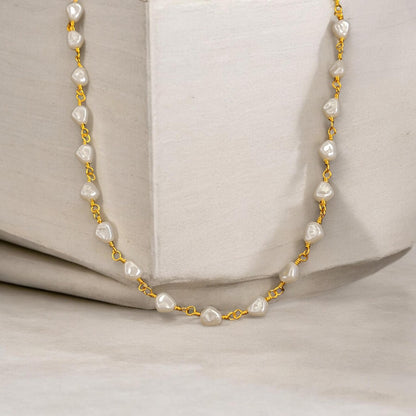 White Coral Chain