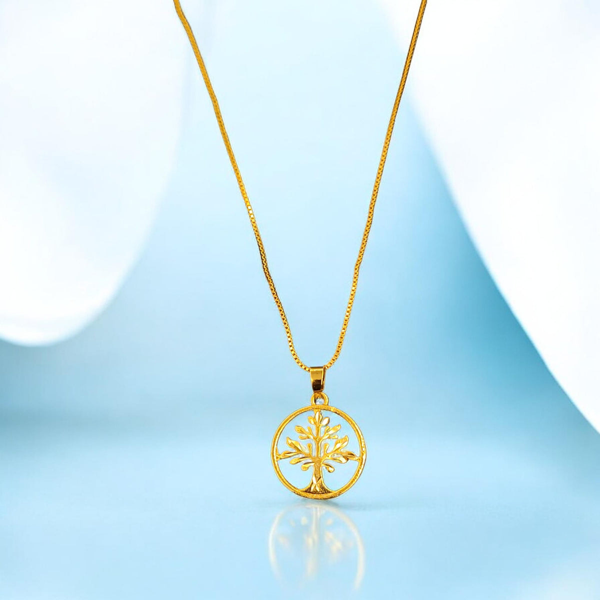 Golden Tree Pendent Set