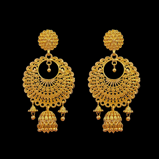 Sabeki Kanbala Jhumka Design III - My Golden Wish