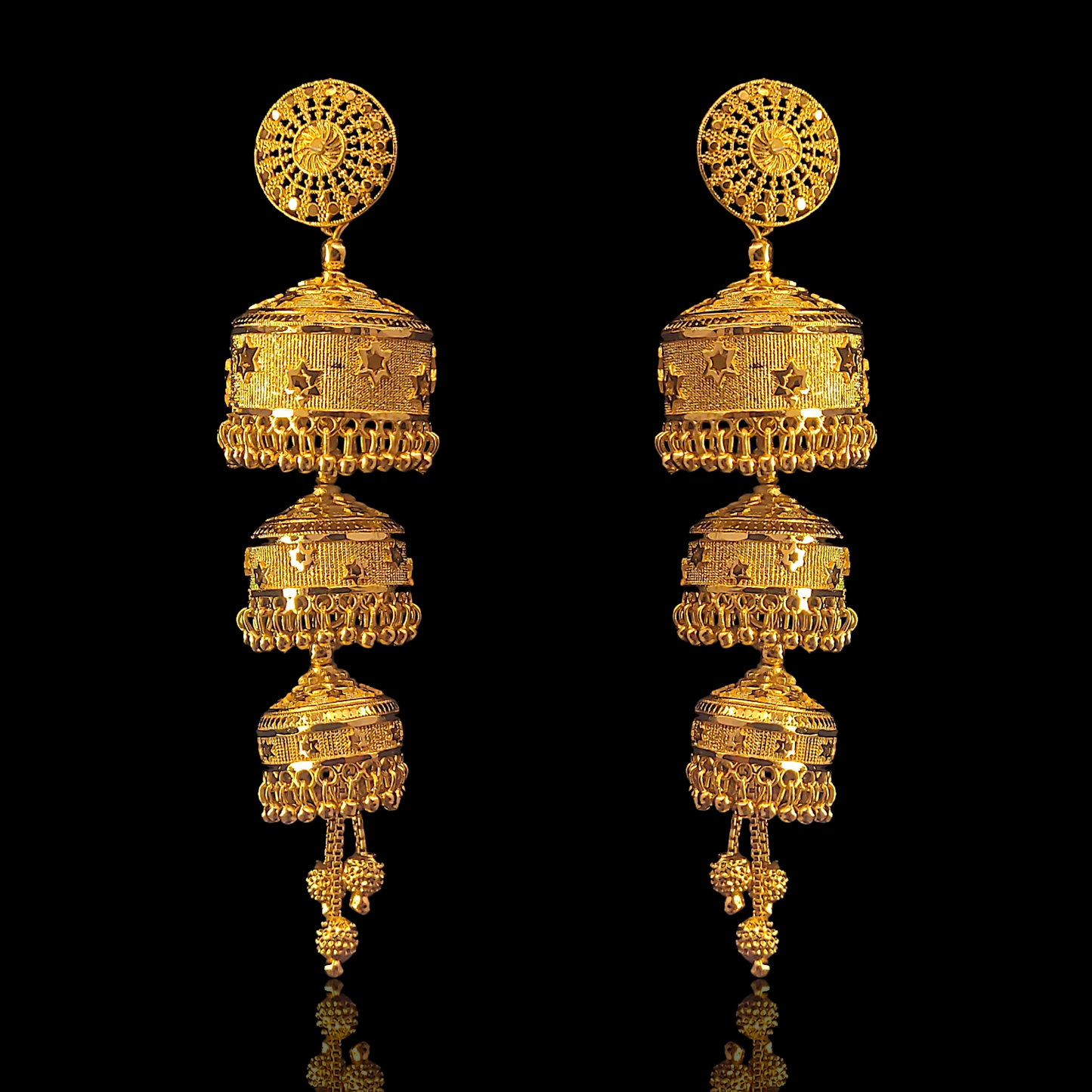 Three Layer Long Jhumka