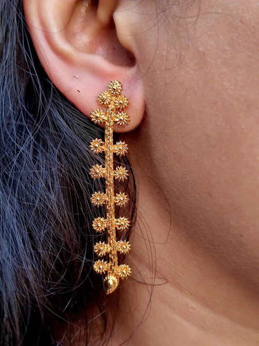 Pressed Jasmine Earring