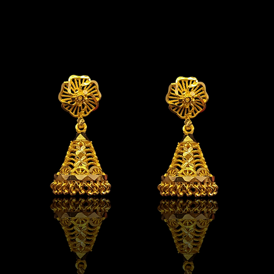 Tringle Flower Jhumka