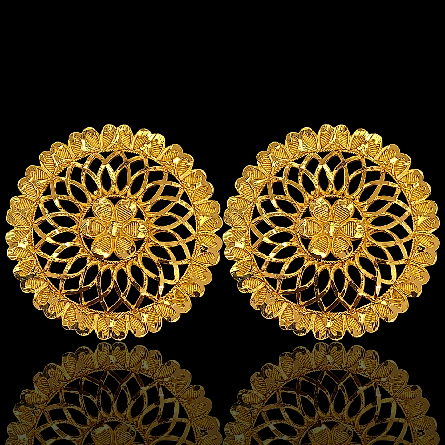 Big Multi  Flower Spiral Tops