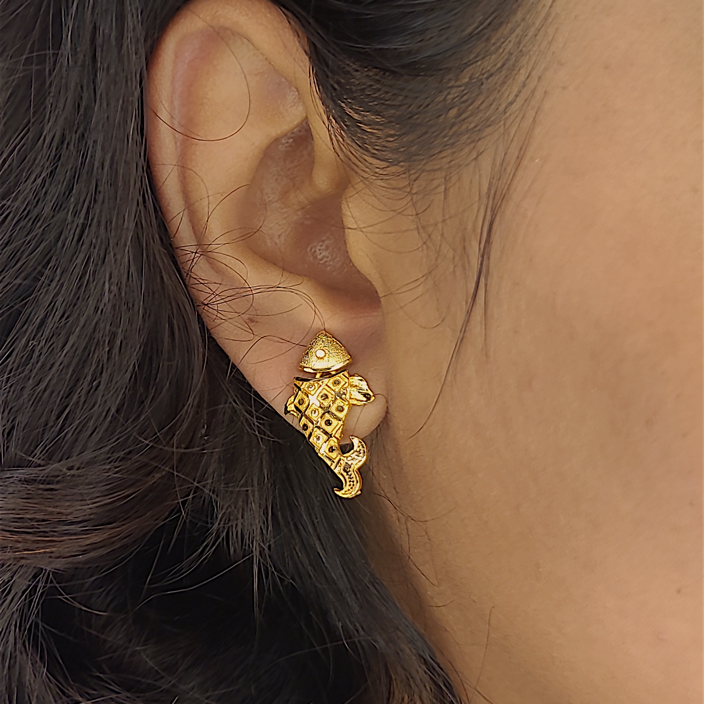 Fish Top Earring - II
