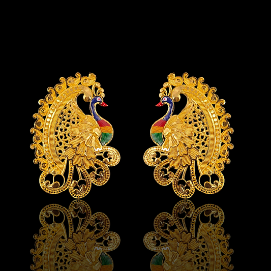 Minakari Kolke Peacock Tops (Medium)