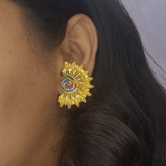 Minakari Half Peacock Tops (Medium)