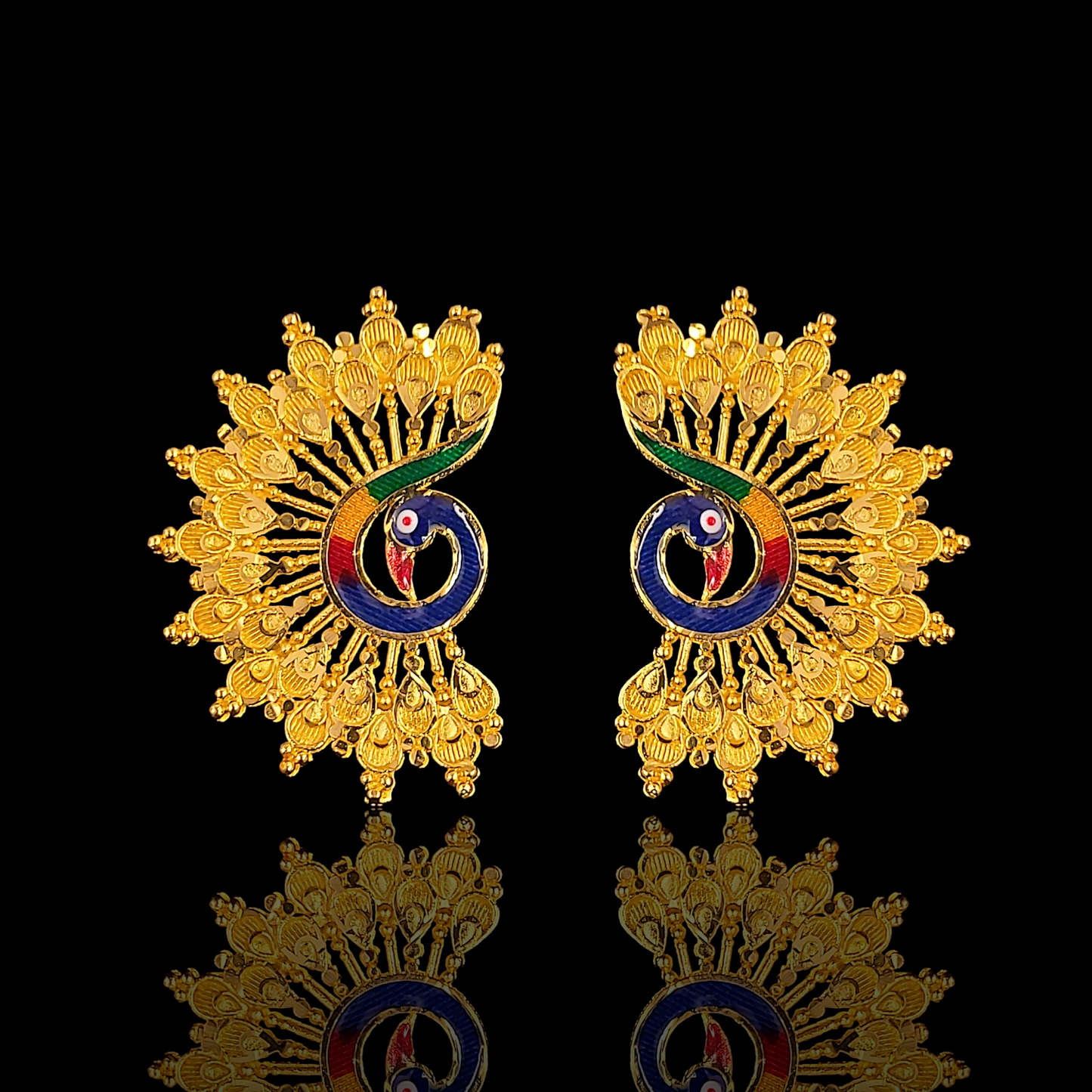 Minakari Half Peacock Tops (Medium)