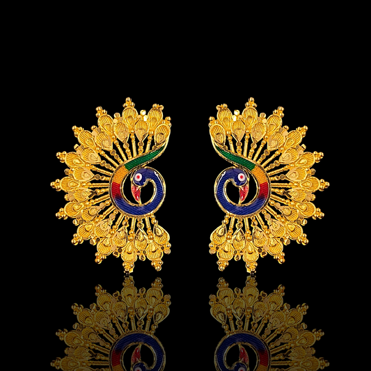 Minakari Half Peacock Tops (Medium)