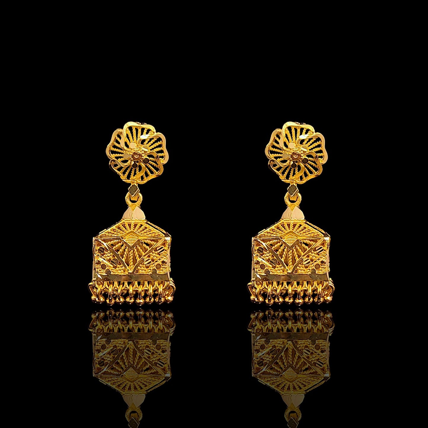 Medium Square Jhumka
