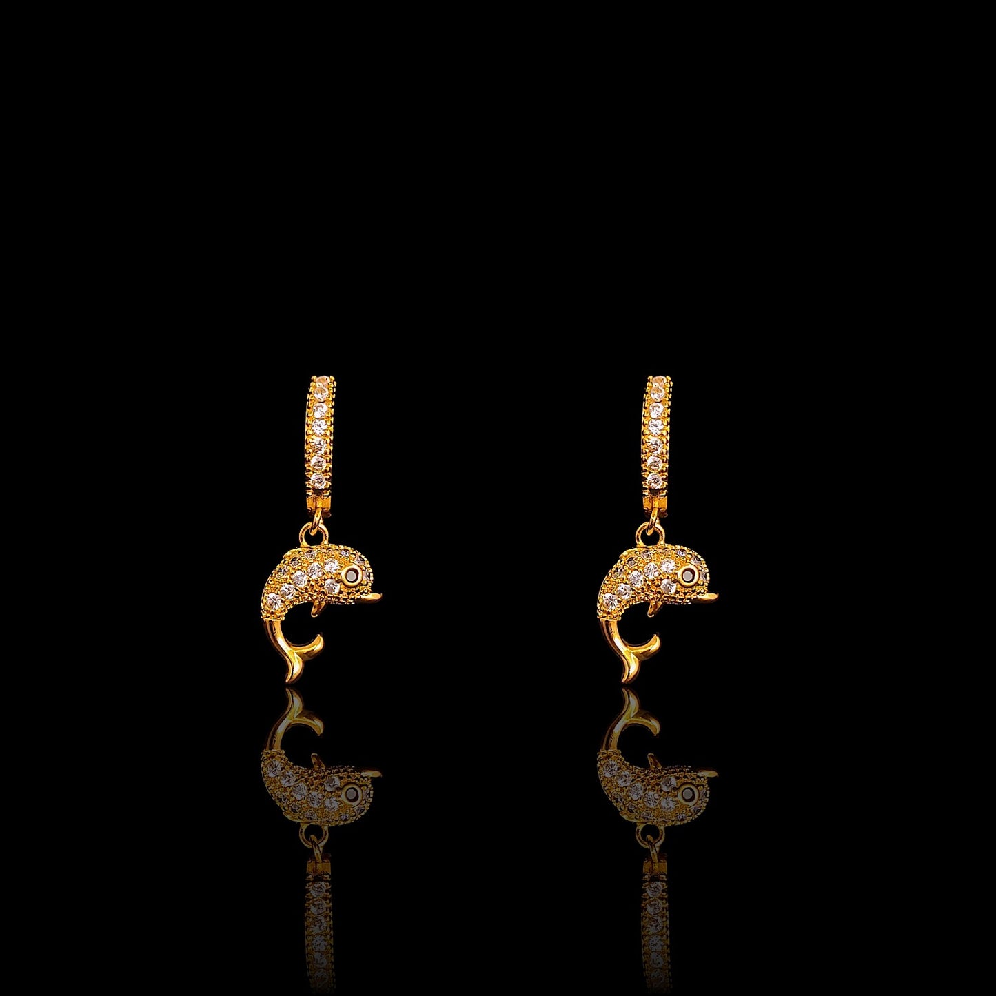 Dolphin Bali Earring