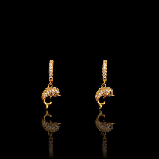 Dolphin Bali Earring