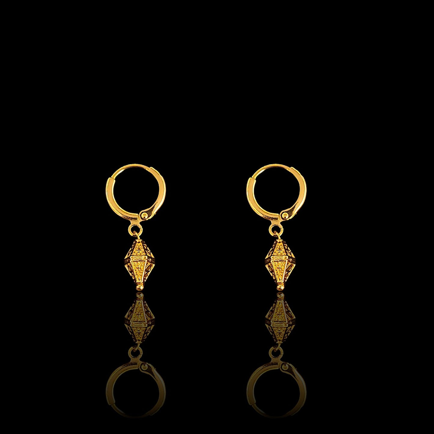Latkan Drop Bali Earring - II