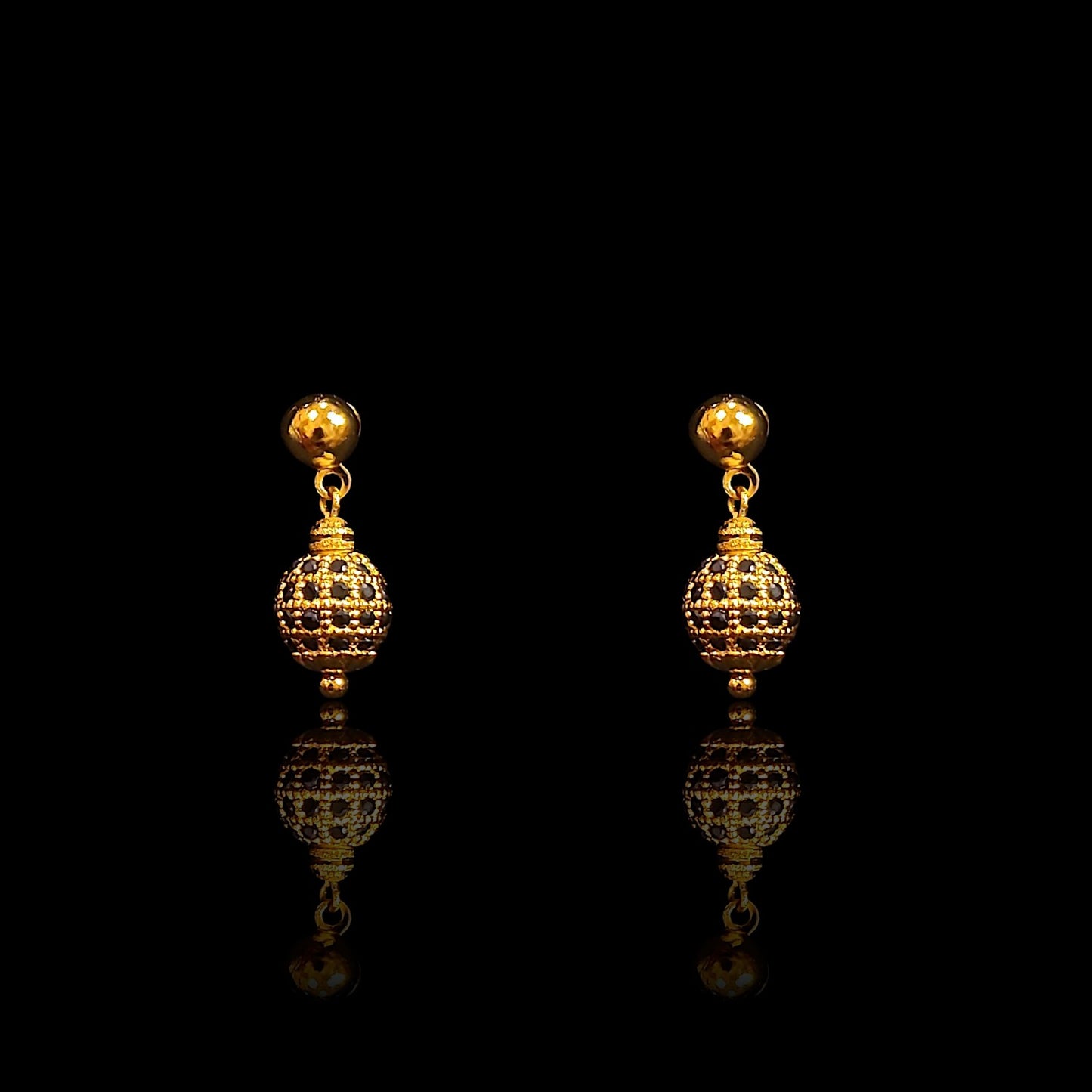 Disco Ball Top Earring