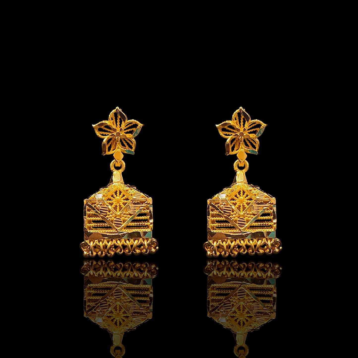 Medium Square Jhumka