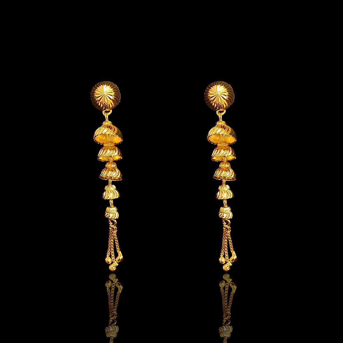 Six Step Ball Latkan Earring