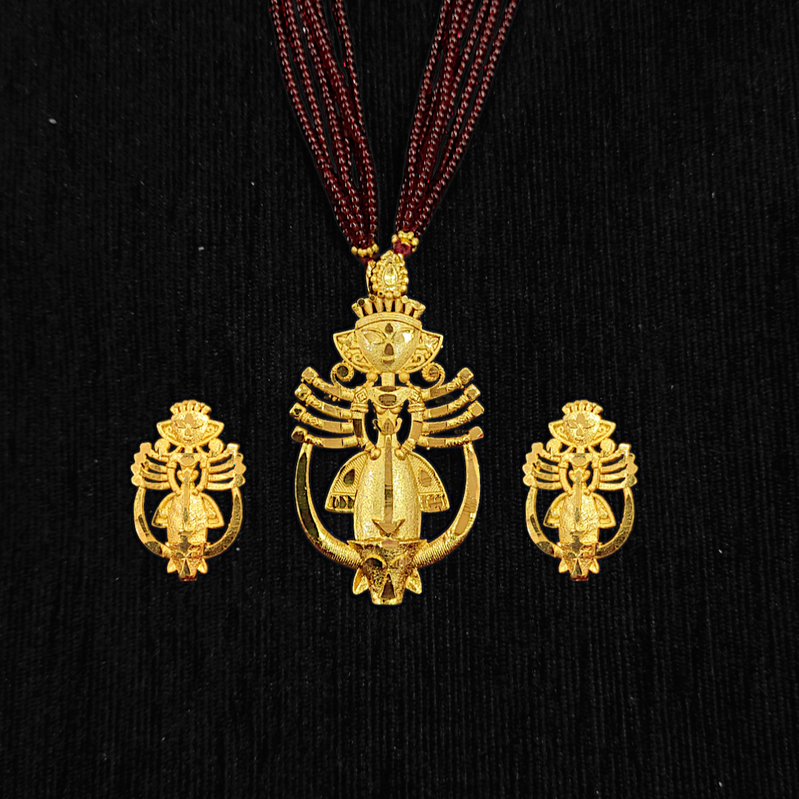 Durga locket set