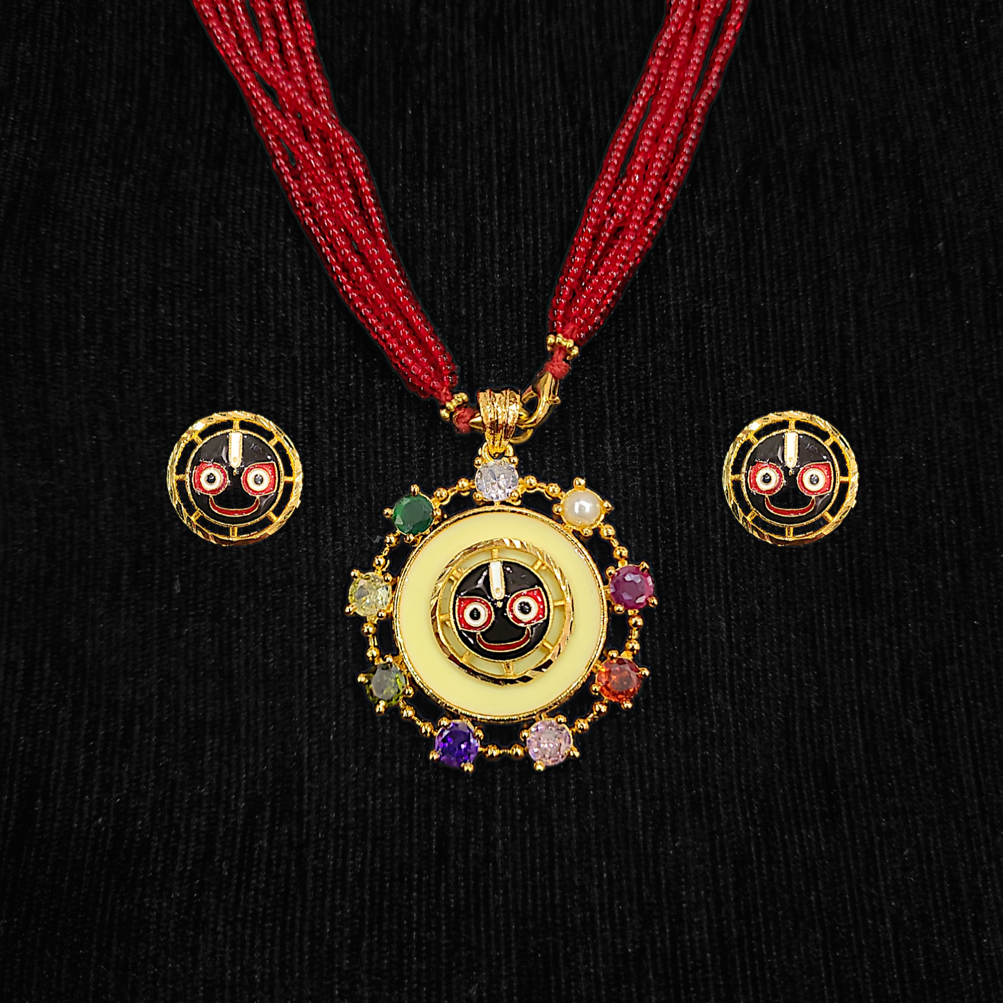 Navaranta Jagannath Locket Set