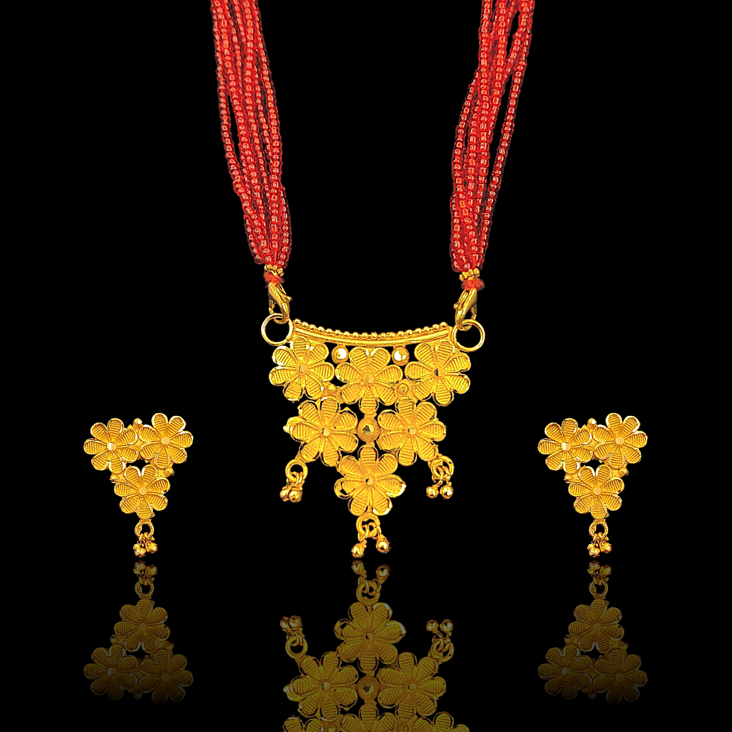 Cute Floral Locket Set