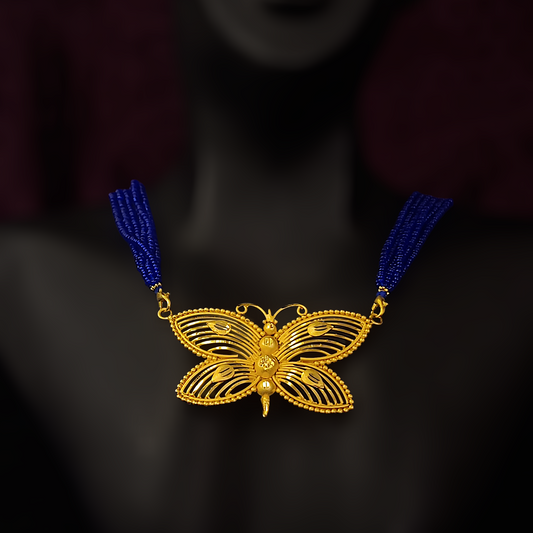 Big Butterfly Locket With Tarsel