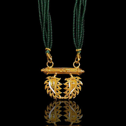 Dual Leaf Locket Set