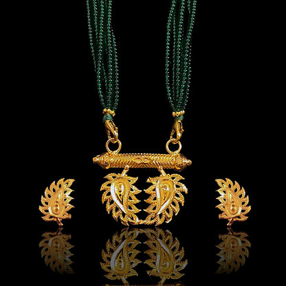 Dual Leaf Locket Set