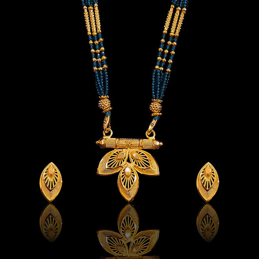 Triangle Leaf Locket Set