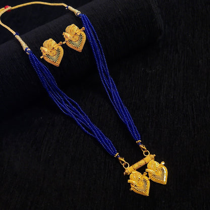 Krishna Bansuri Locket Set