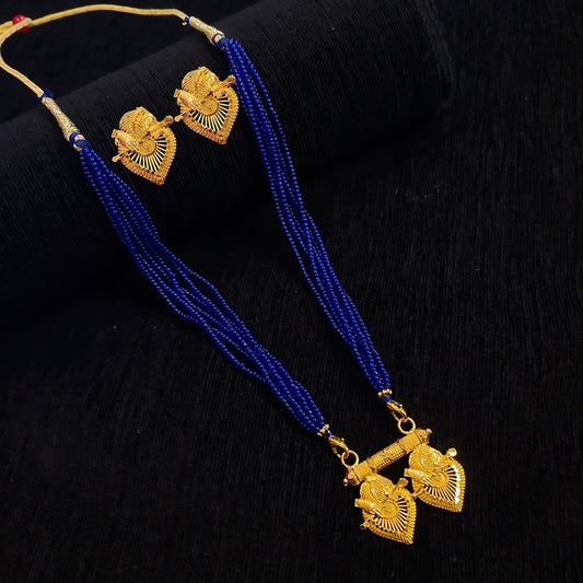 Krishna Bansuri Locket Set