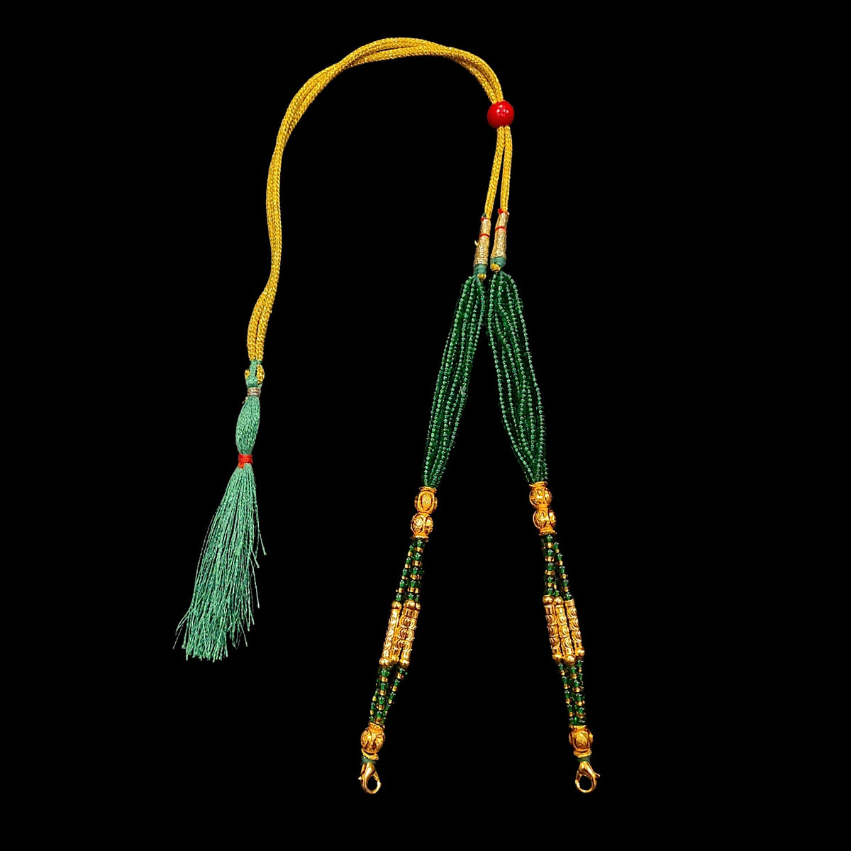 Luxurious Golden Pipe Tarsel (Tassel) - XIV