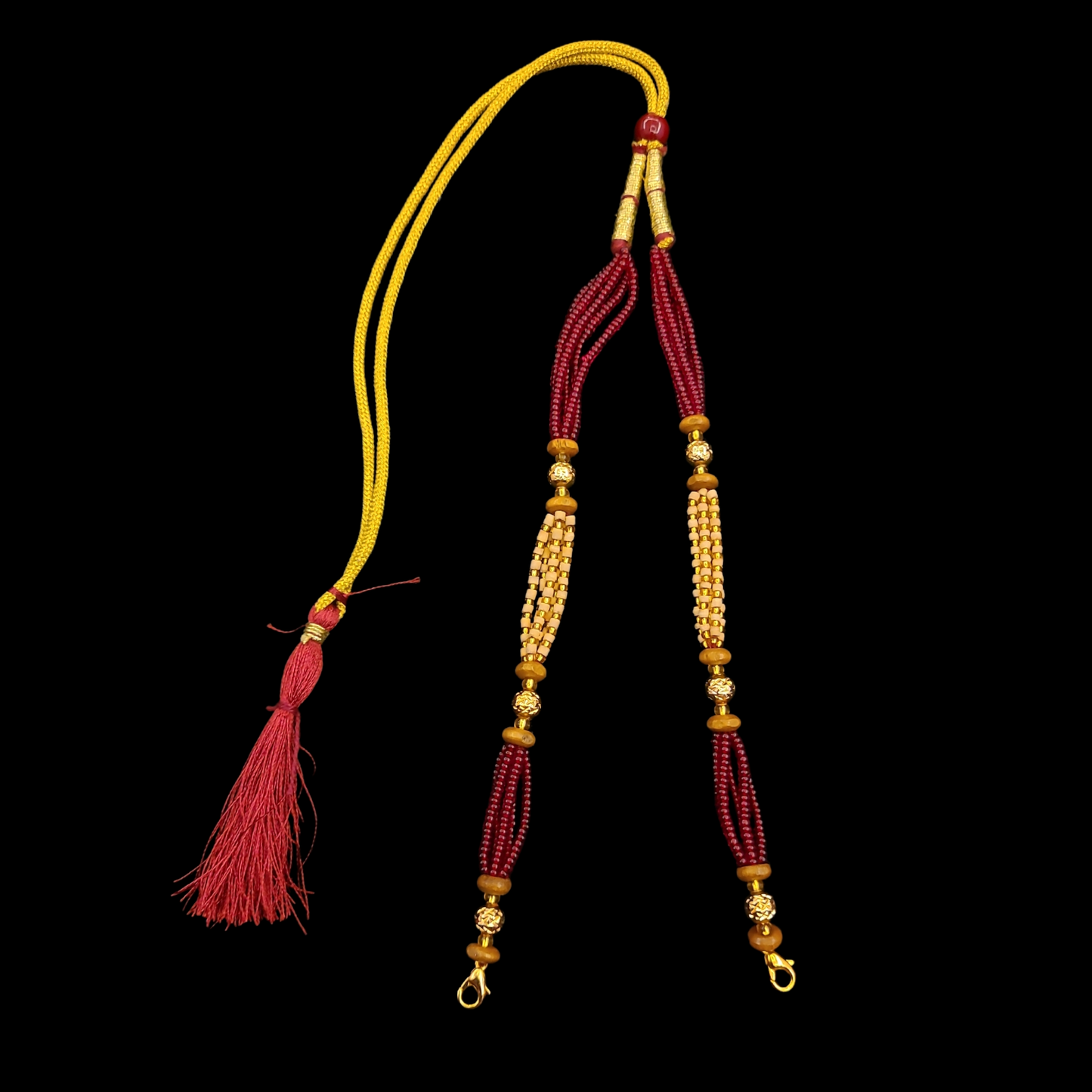 Luxurious Wood Beads Tarsel (Tassel)