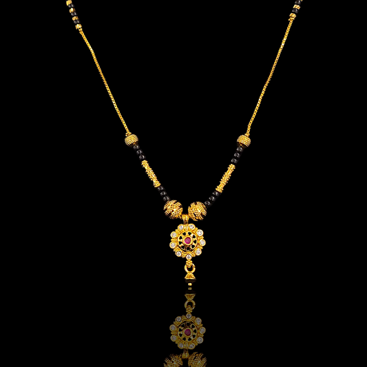 Single Flower Mangalsutra