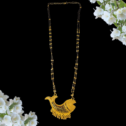 Double Line Fish Mangalsutra